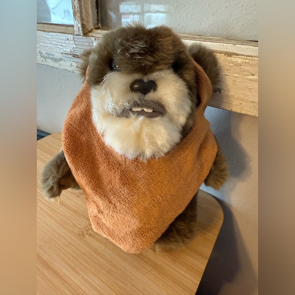 Disney Parks Exclusive Star Wars Ewok Bean Bag Plush Vintage. 8” - Picture 2 of 9